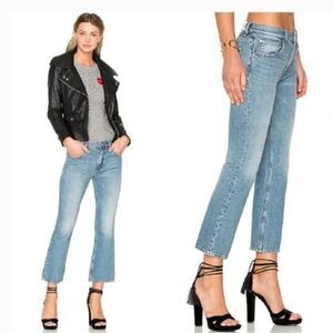 IRO Fitte Freya Cropped Flare Denim Jeans Sz 27